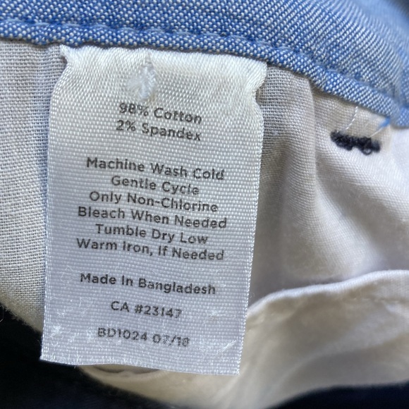 Talbots The Weekend Chino Navy Blue Size 10 - Picture 9 of 10